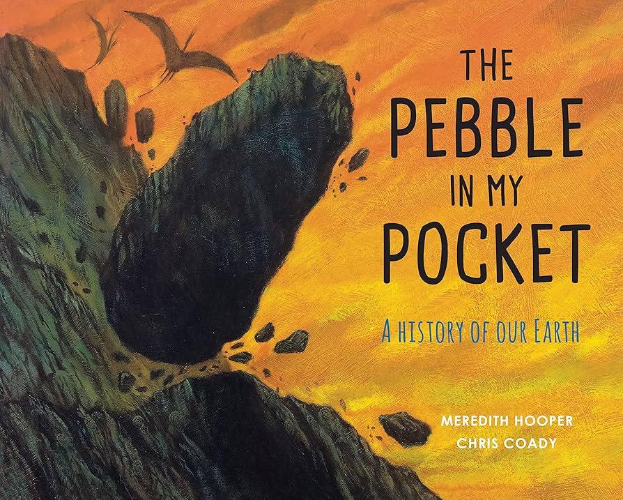 This book is about the journey of a pebble from the a fiery volcano.